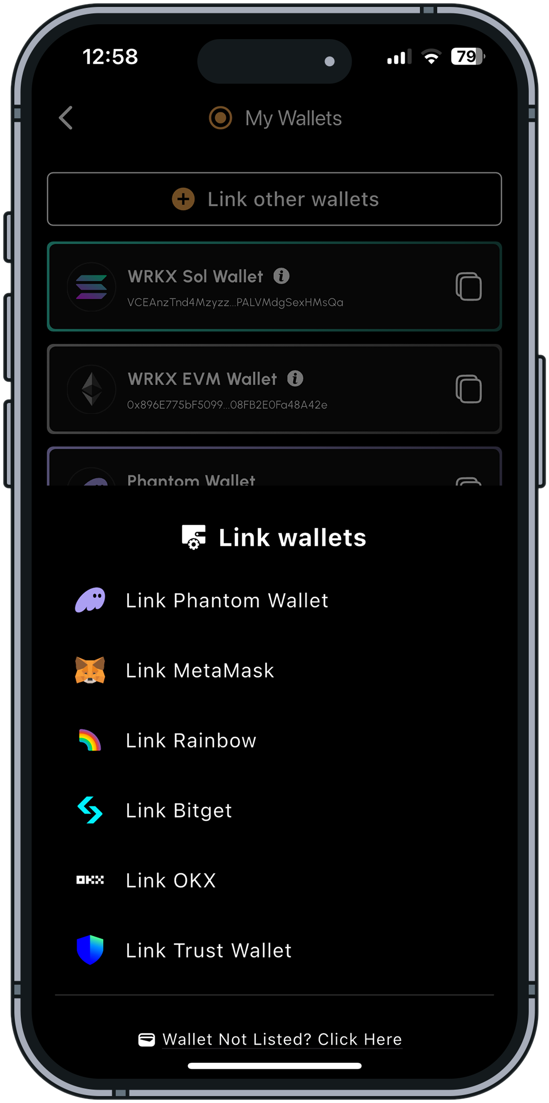 Link Wallets